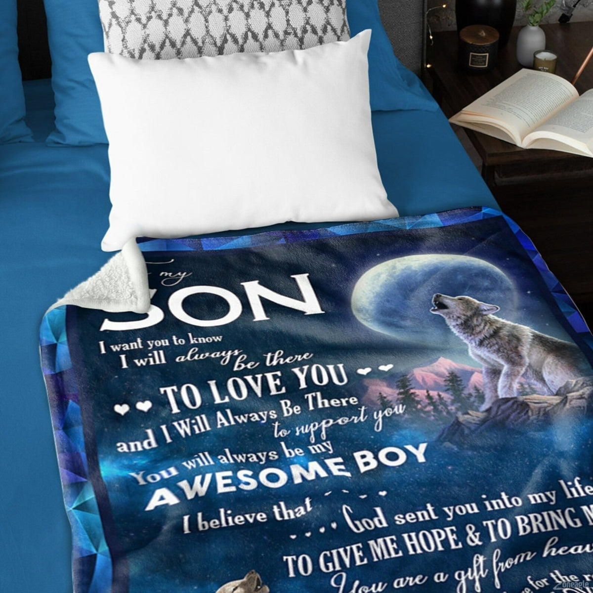 Special Gift For Your Son Blanket - BLANKETS FROM MOM 11