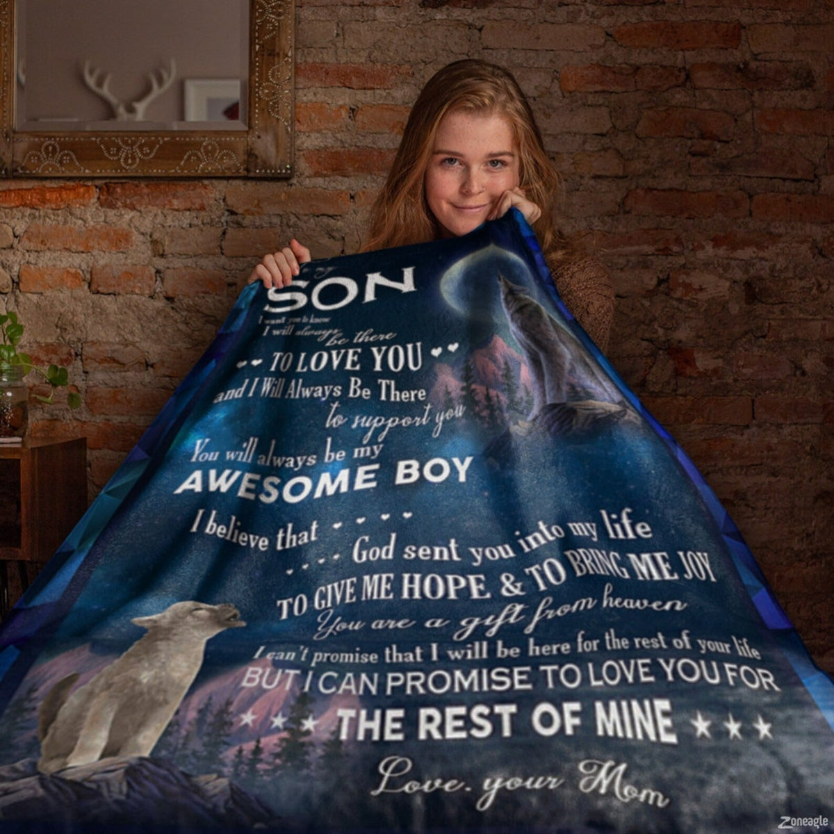 Special Gift For Your Son Blanket - BLANKETS FROM MOM 11