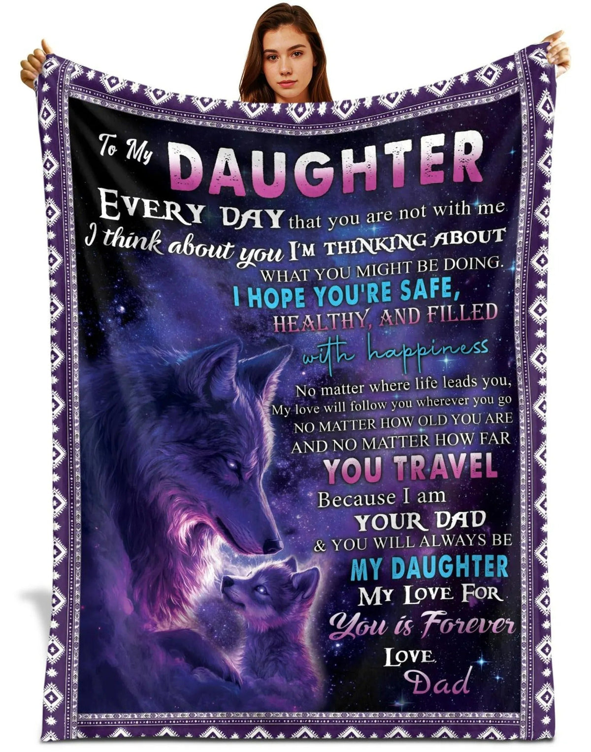 Special Gift For Your Daughter Blanket - BLANKETS FROM DAD 066