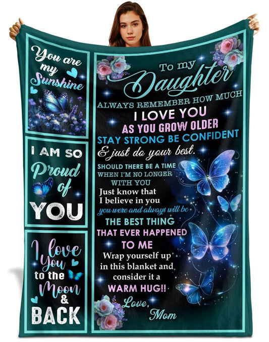 Special Gift For Your Daughter Blanket - BLANKETS FROM MOM 166