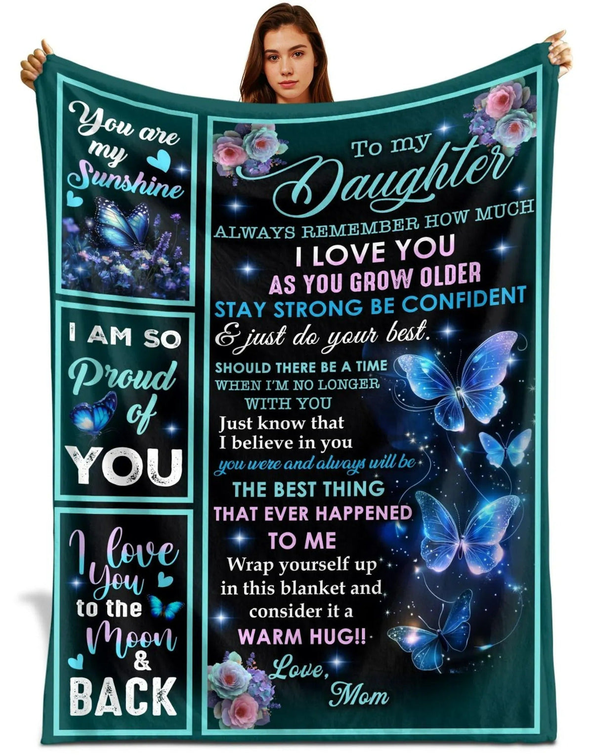 Special Gift For Your Daughter Blanket - BLANKETS FROM MOM 194