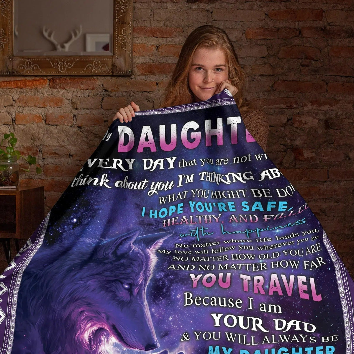 Special Gift For Your Daughter Blanket - BLANKETS FROM DAD 066