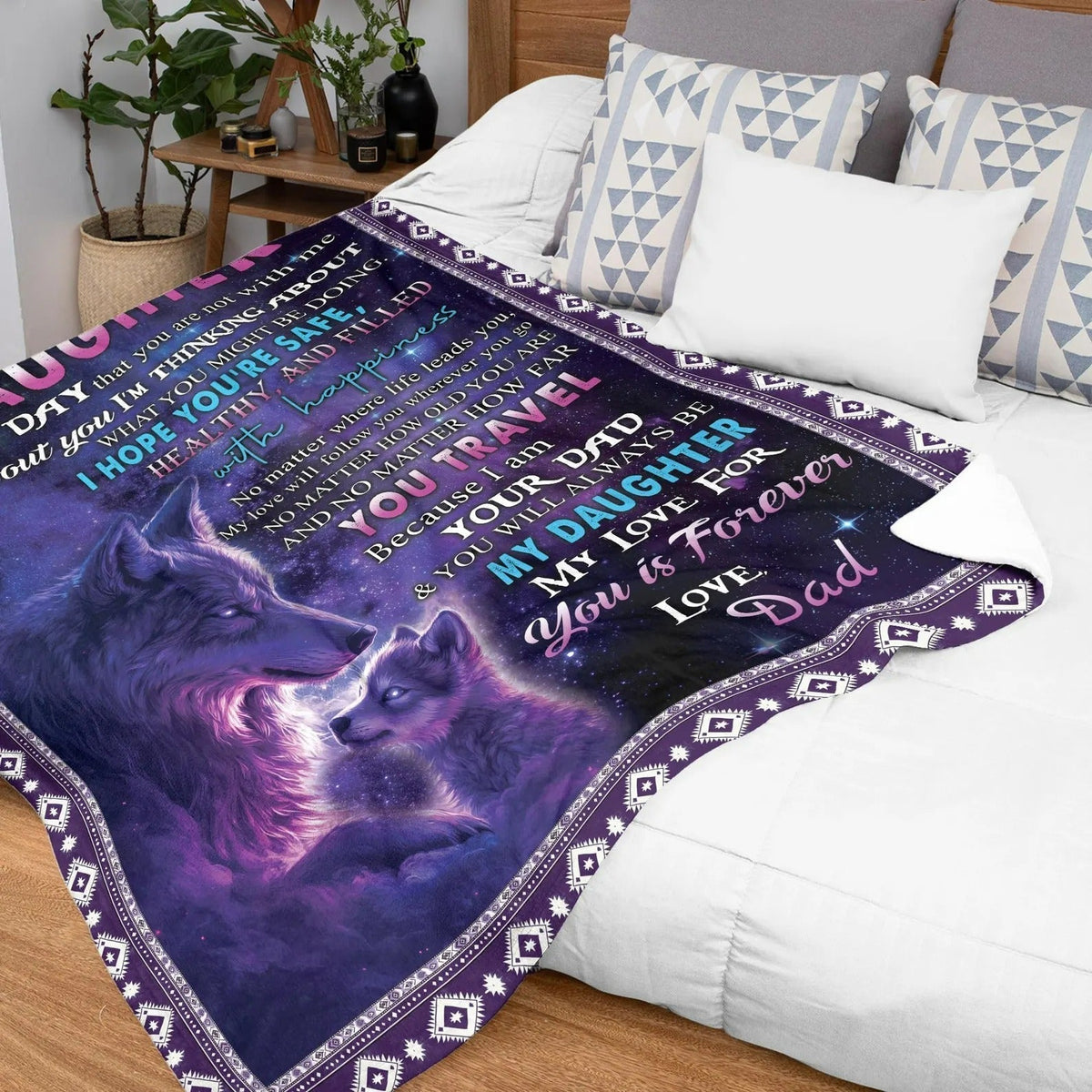Special Gift For Your Daughter Blanket - BLANKETS FROM DAD 066