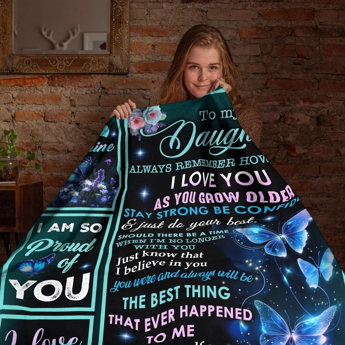 Special Gift For Your Daughter Blanket - BLANKETS FROM MOM 166