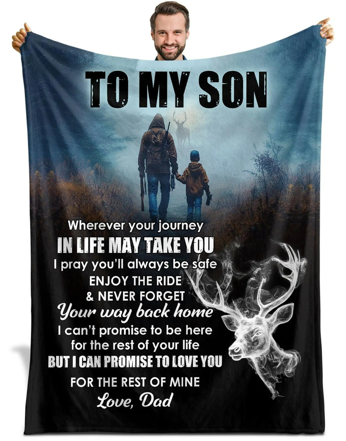 Special Gift For Your Son Blanket -BLANKETS FROM DAD 050