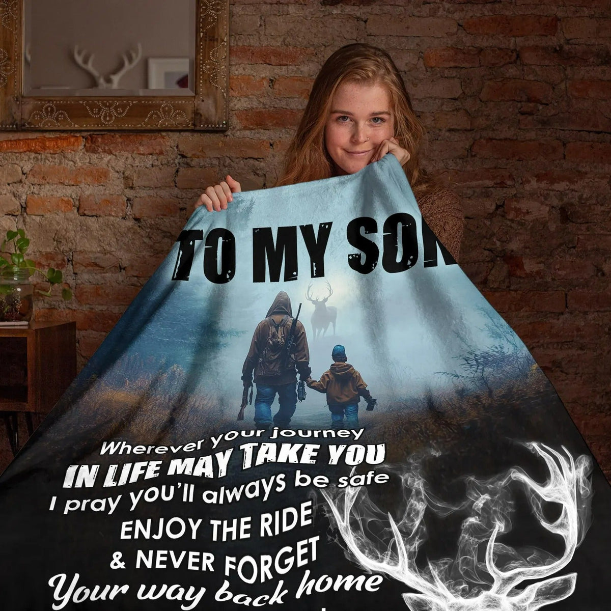 Special Gift For Your Son Blanket -BLANKETS FROM DAD 050