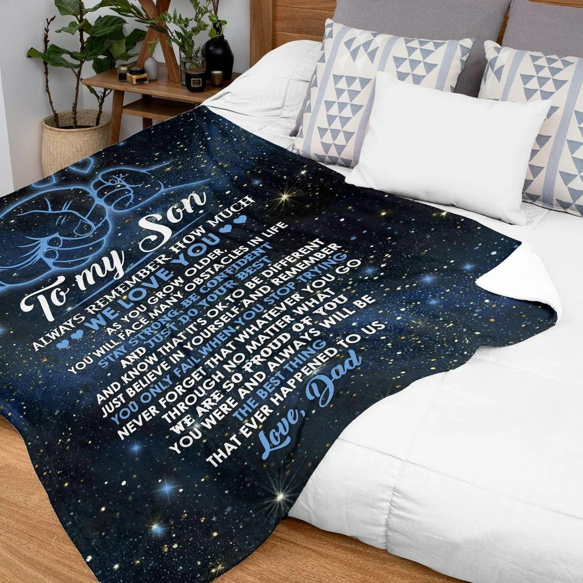 Special Gift For Your Son Blanket - BLANKETS FROM DAD 049