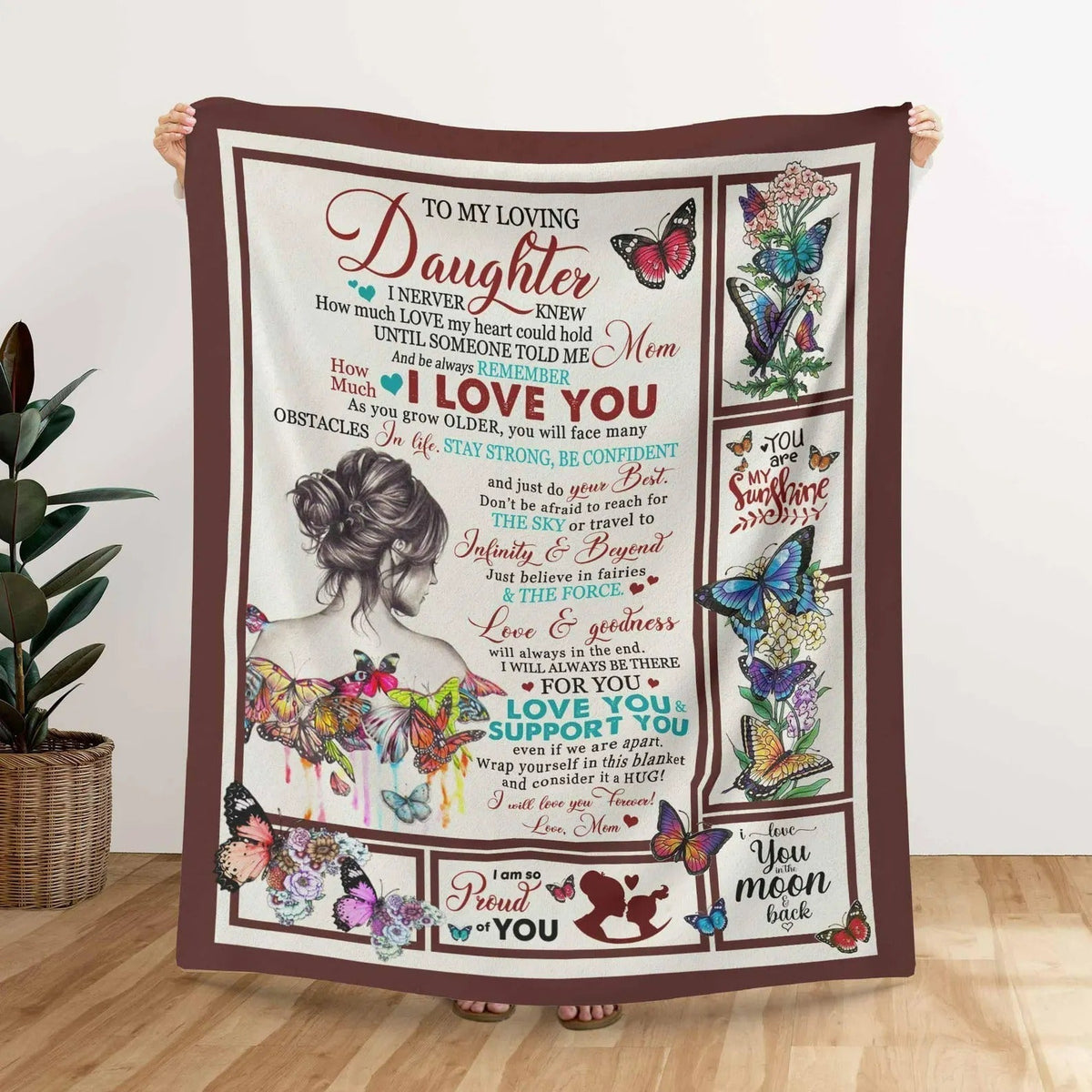 Special Gift For Your Daughter Blanket - BLANKETS FROM MOM 169