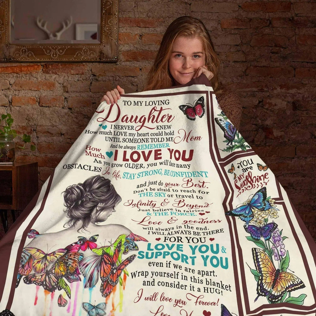 Special Gift For Your Daughter Blanket - BLANKETS FROM MOM 169