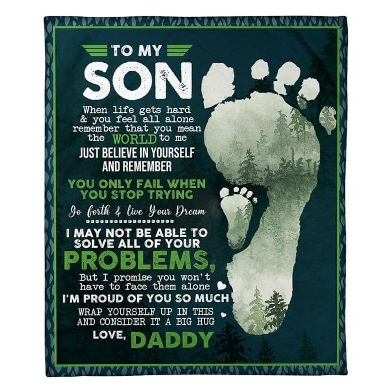 Special Gift For Your Son Blanket - BLANKETS FROM DAD 053