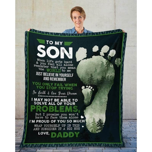 Special Gift For Your Son Blanket - BLANKETS FROM DAD 053