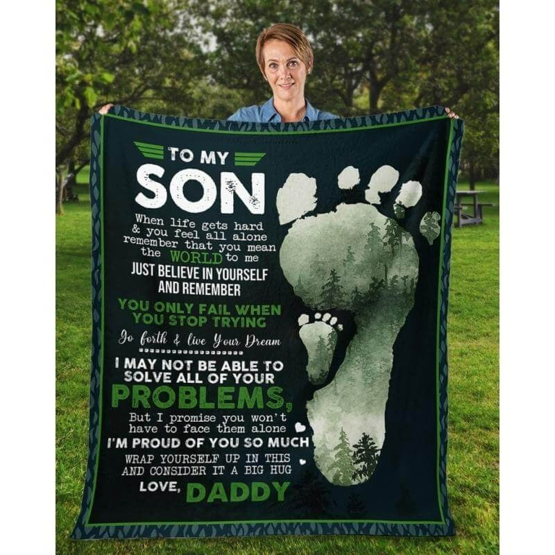 Special Gift For Your Son Blanket - BLANKETS FROM DAD 053
