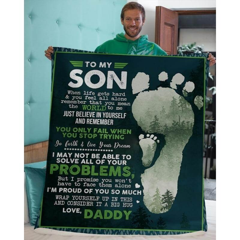 Special Gift For Your Son Blanket - BLANKETS FROM DAD 053