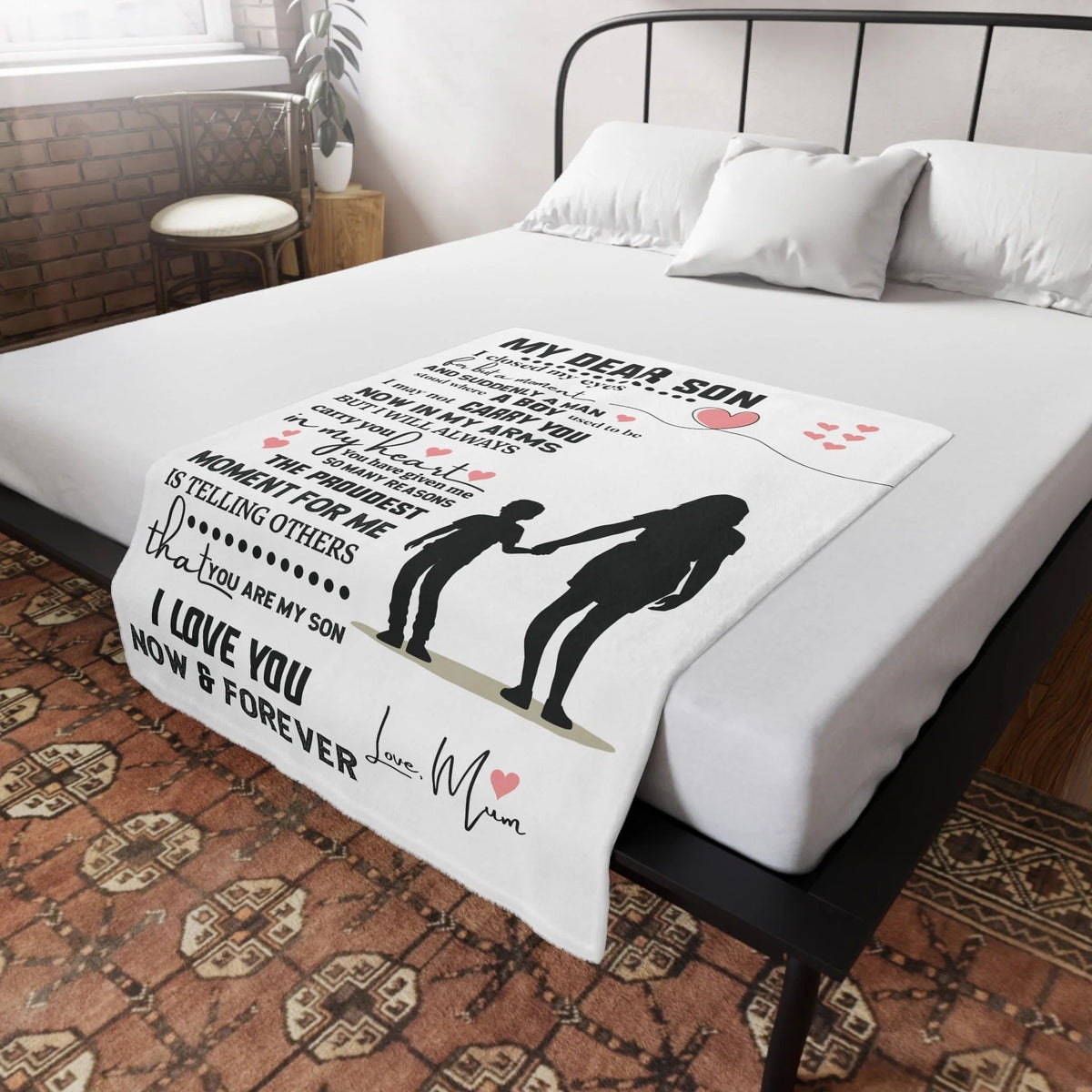 Special Gift For Your Son Blanket - BLANKETS FROM MOM 131