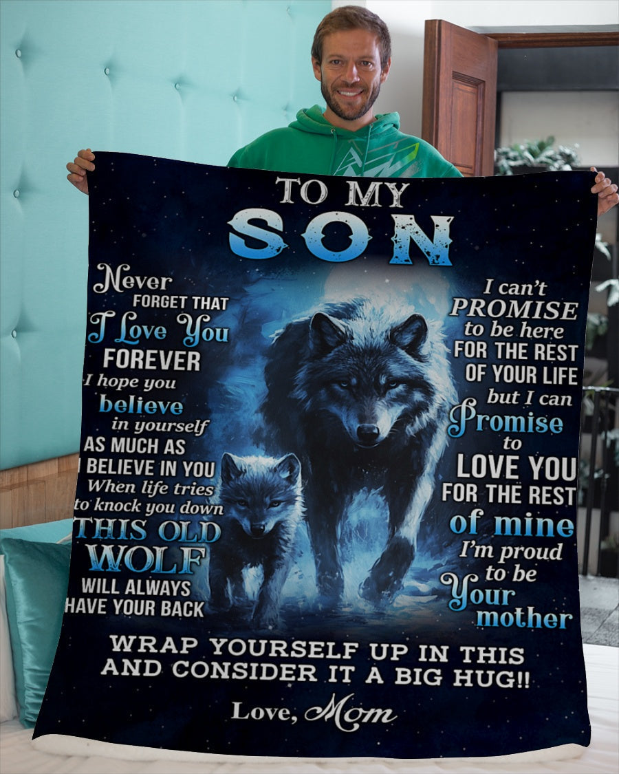 Special Gift For Your Son Blanket - BLANKETS FROM MOM 15