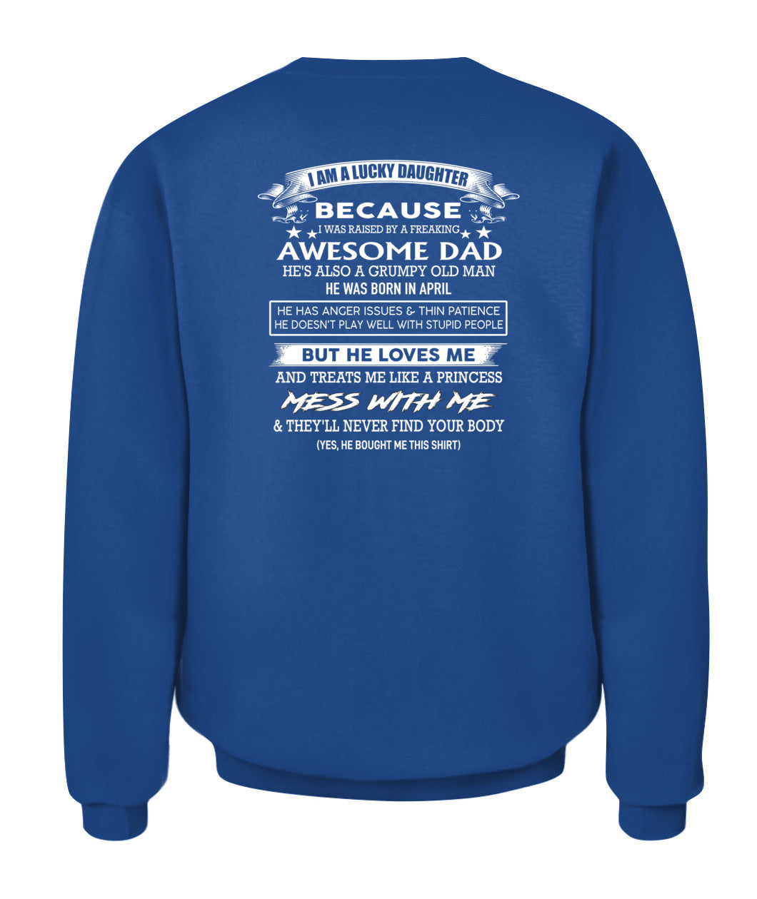 I AM A LUCKY DAUGHTER BECAUSE US SKU1044 04