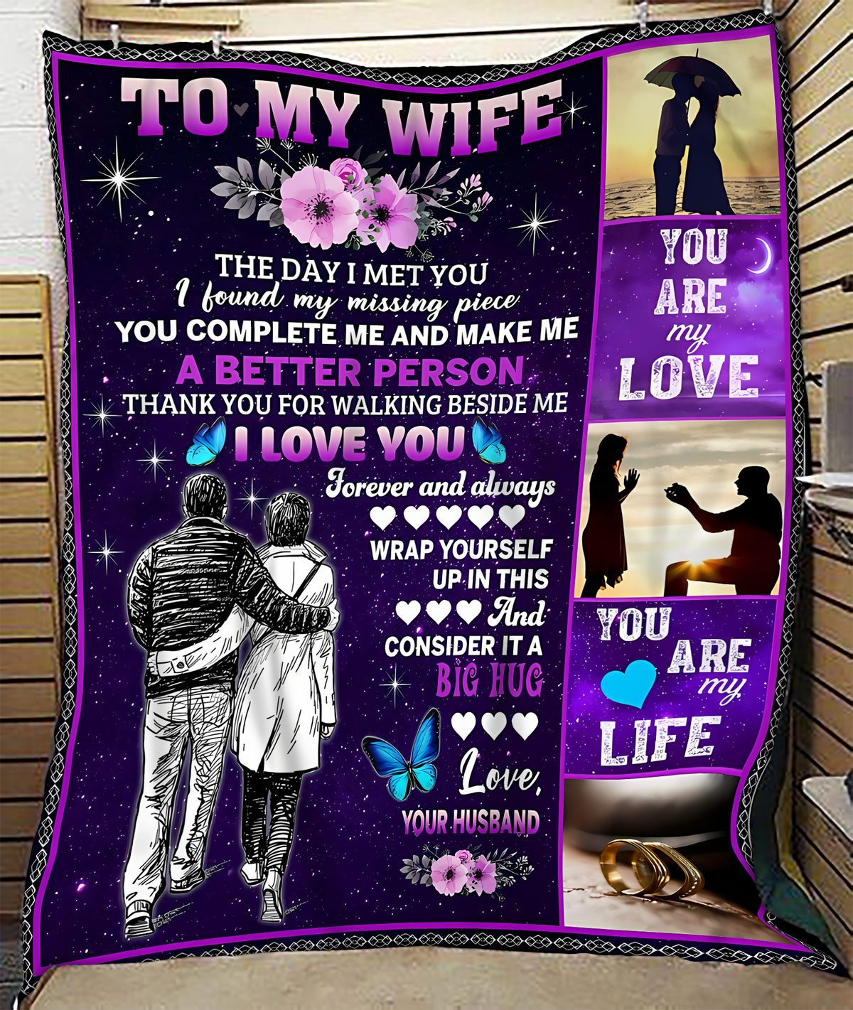 Special Gift For Your Wife Blanket - BLANKETS FROM HUSBAND 28