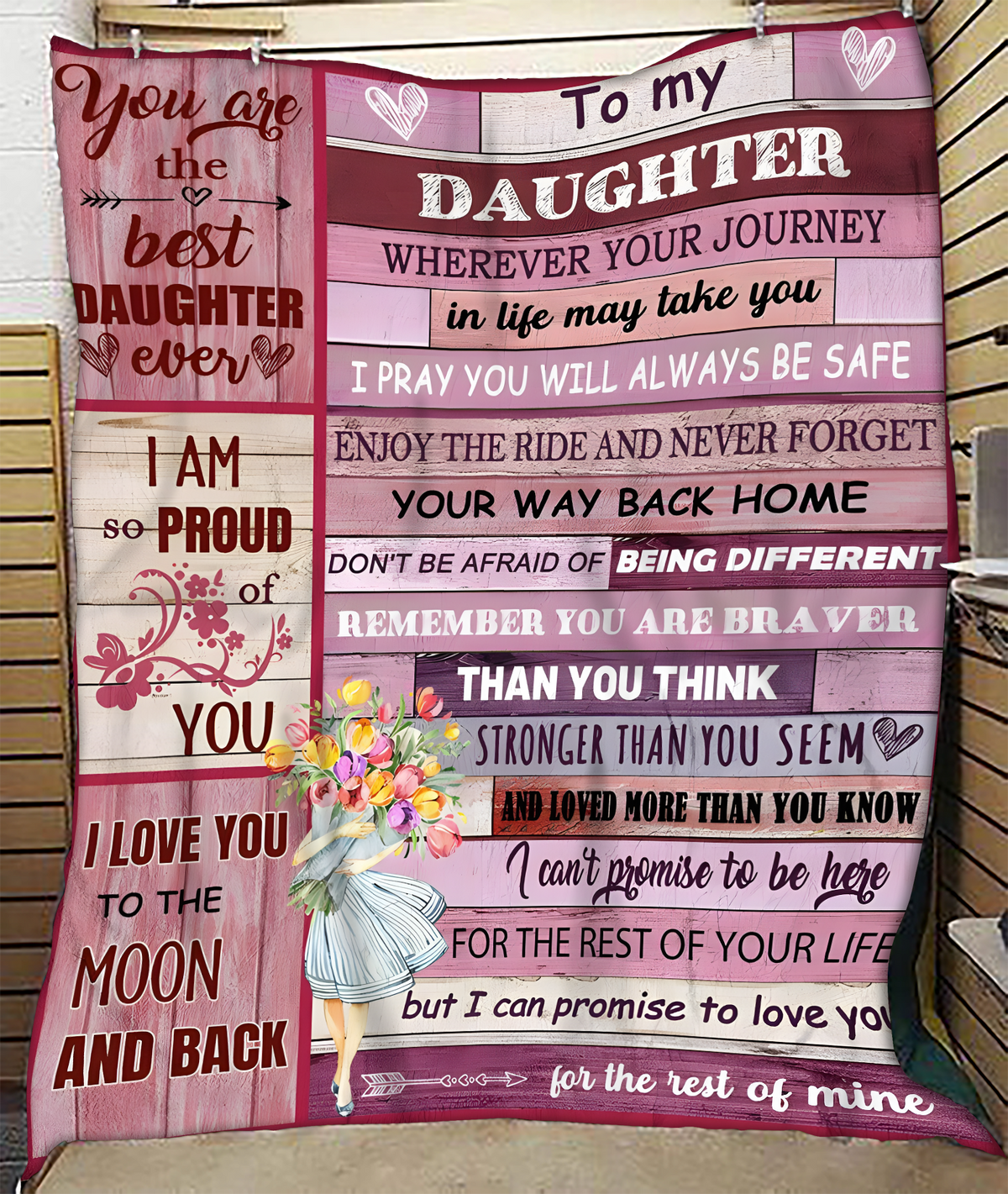 BLANKET FOR DAUGHTER – COMFORT & WARMTH GIFT FROM MOM - BLANKETS FROM MOM 181