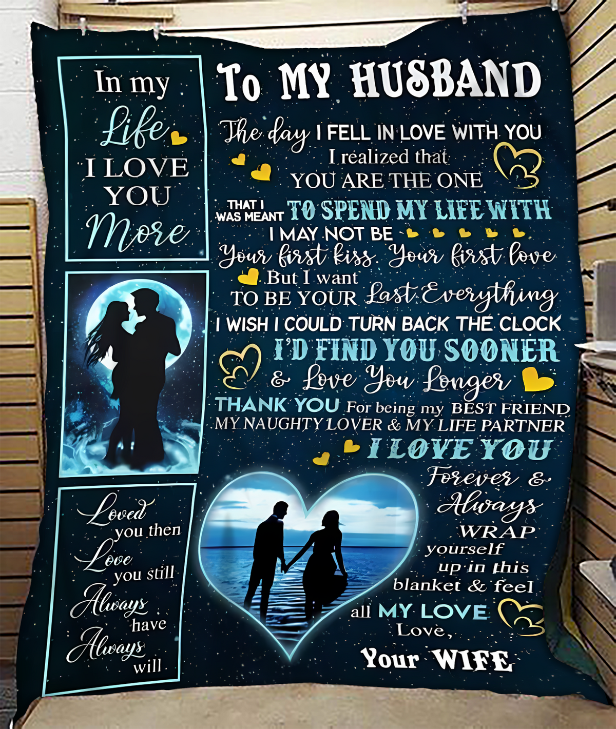Special Gift For Your Husband Blanket - BLANKETS FROM WIFE 11