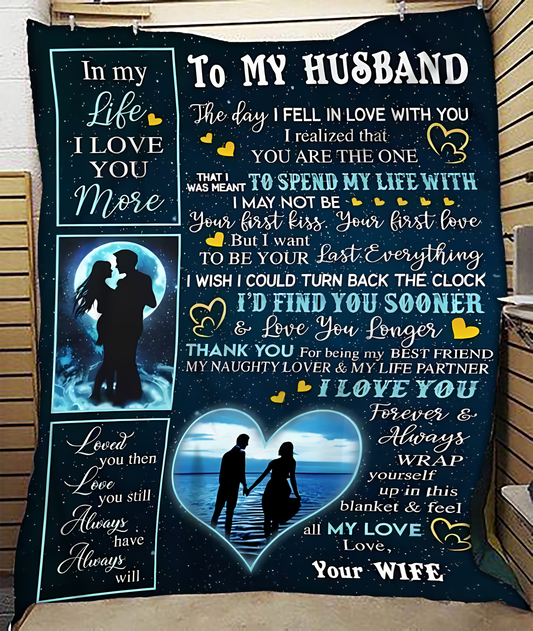 Special Gift For Your Husband Blanket - BLANKETS FROM WIFE 11