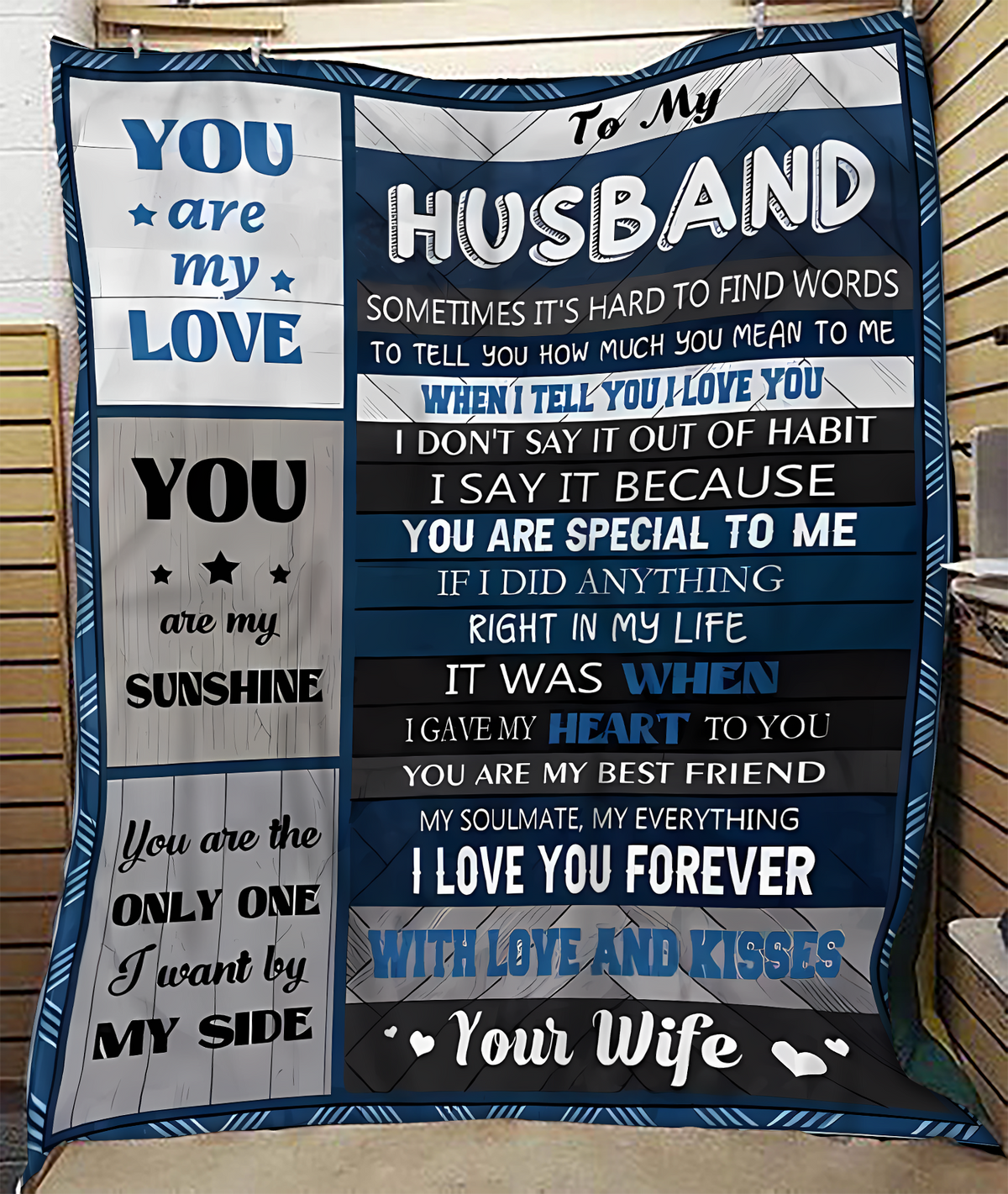 Special Gift For Your Husband Blanket - BLANKETS FROM WIFE 12