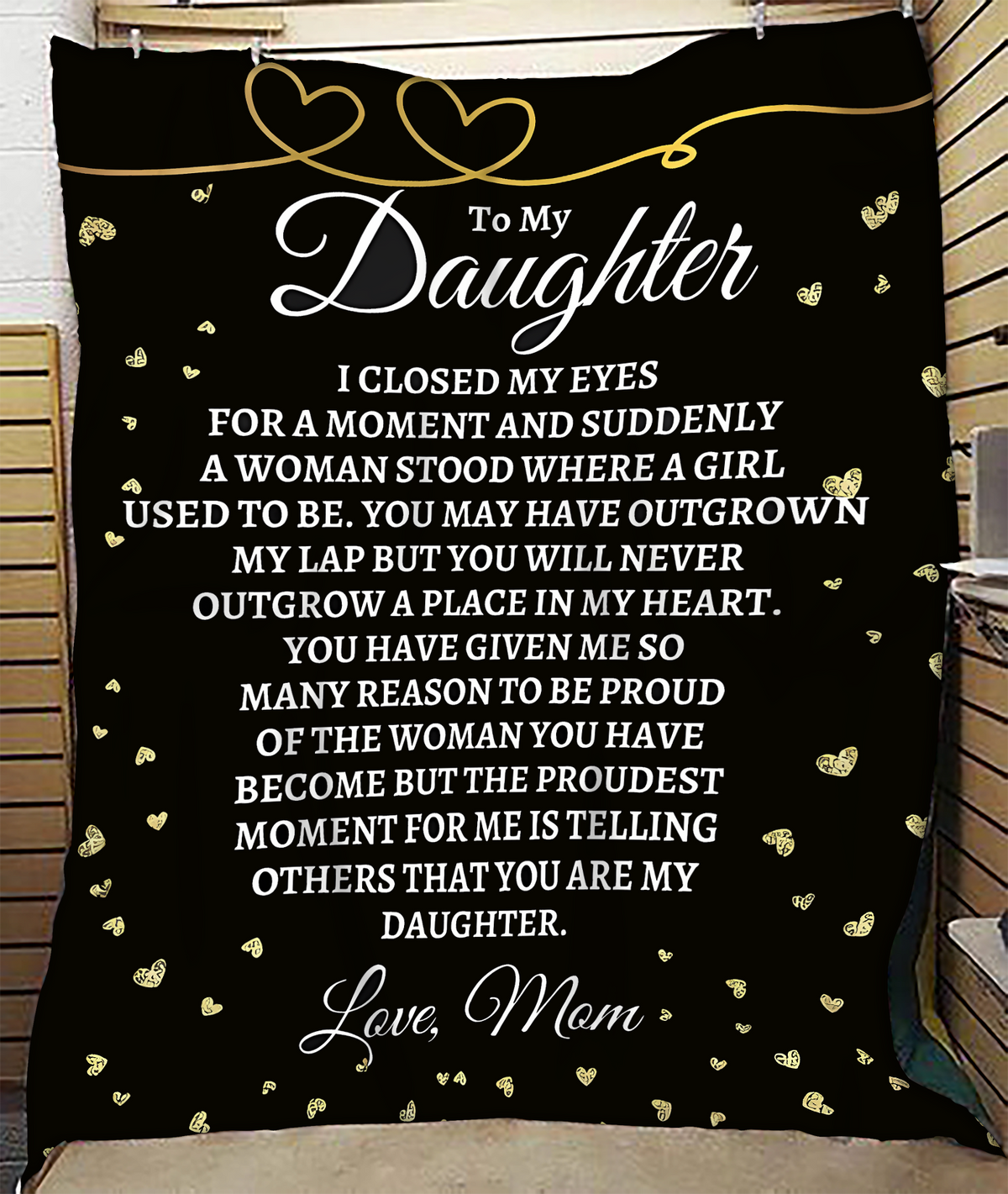 TO MY DAUGHTER - GIFT FOR DAUGHTER FROM MOM - BLANKETS FROM MOM 87