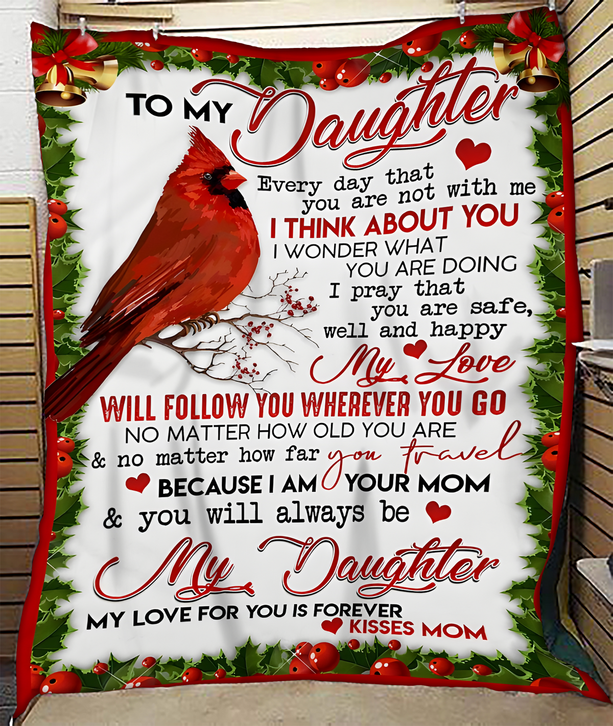 BLANKET FOR DAUGHTER FROM MOM – XMAS GIFT - BLANKETS FROM MOM 192