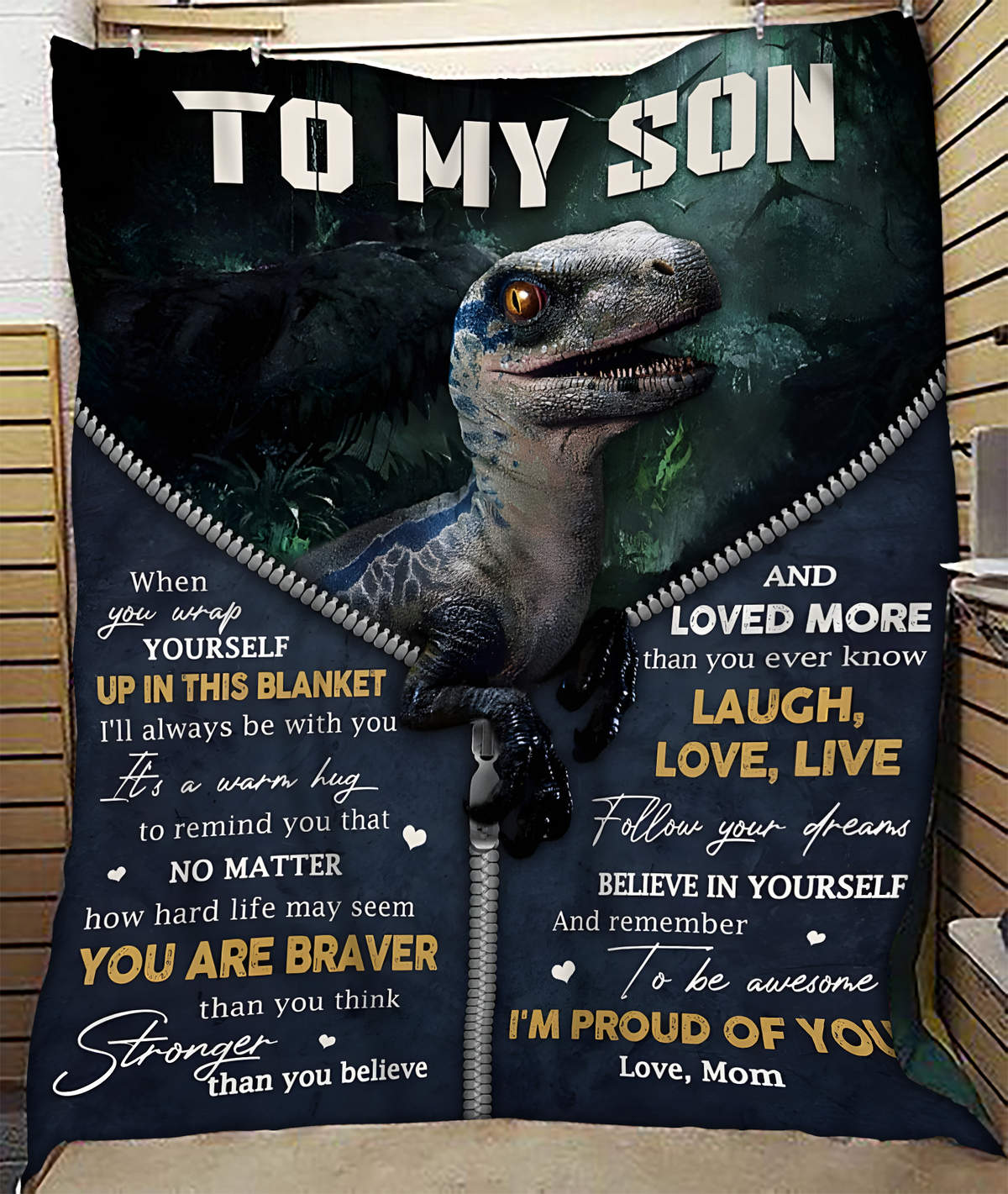 BLANKET FOR SON – COMFORT & WARMTH GIFT FROM MOM - BLANKETS FROM MOM 180