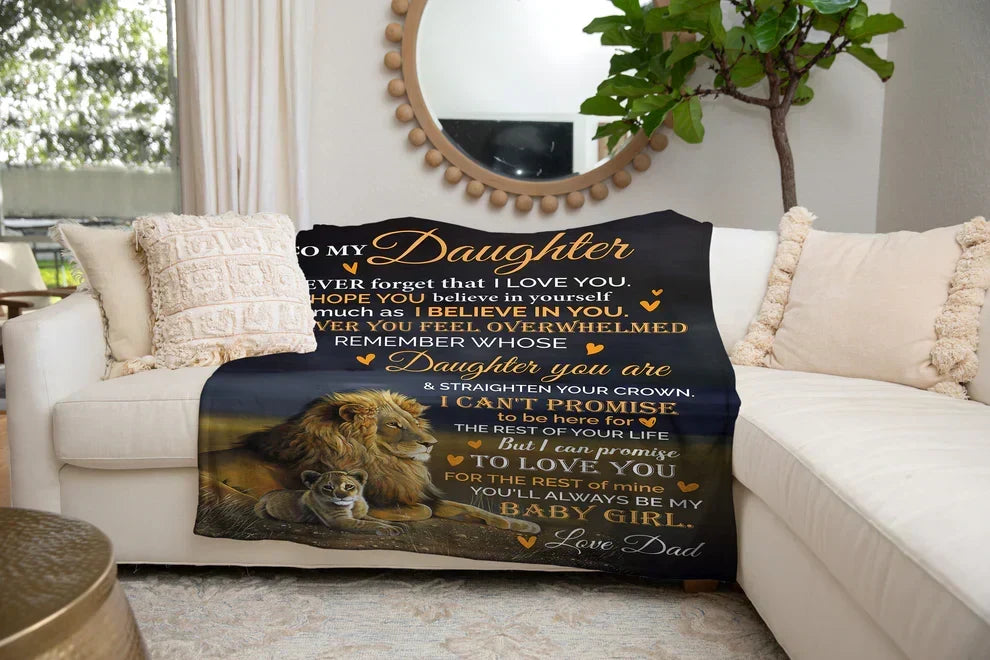 Special Gift For Your Daughter Blanket - BLANKETS FROM DAD 077