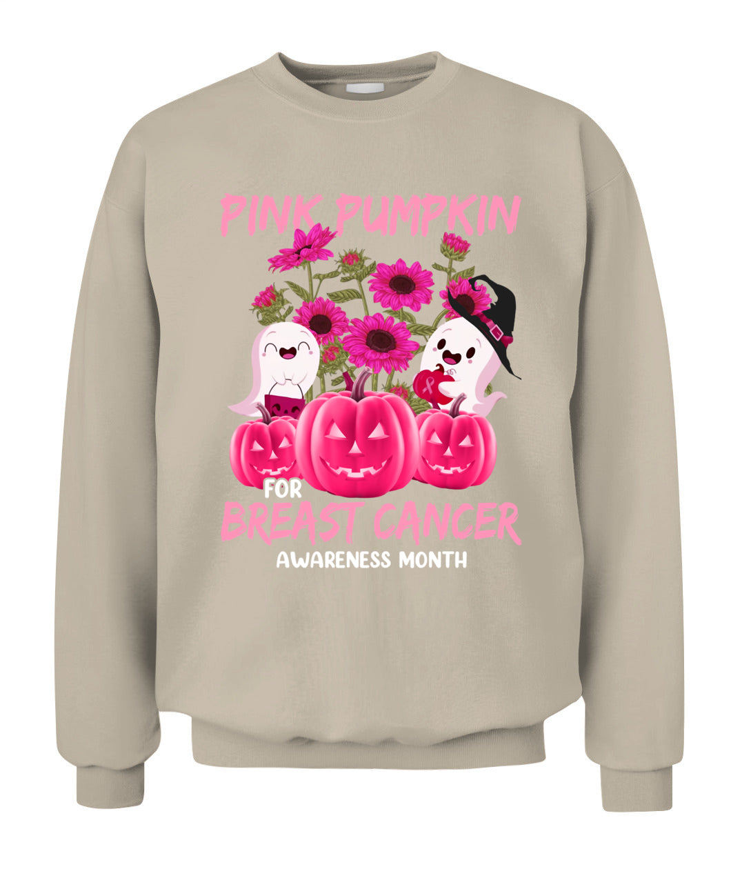 H2 - Halloween Breast Cancer Awareness-Pink Pumkin Breast Cancer T-Shirt