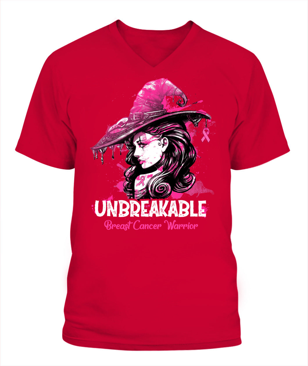 H3 - Halloween Breast Cancer Warrior Unbreakable T-Shirt