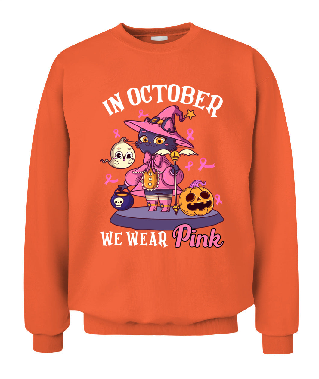 H11 - In October We Wear Pink Pumpkin Plaid T-Shirt