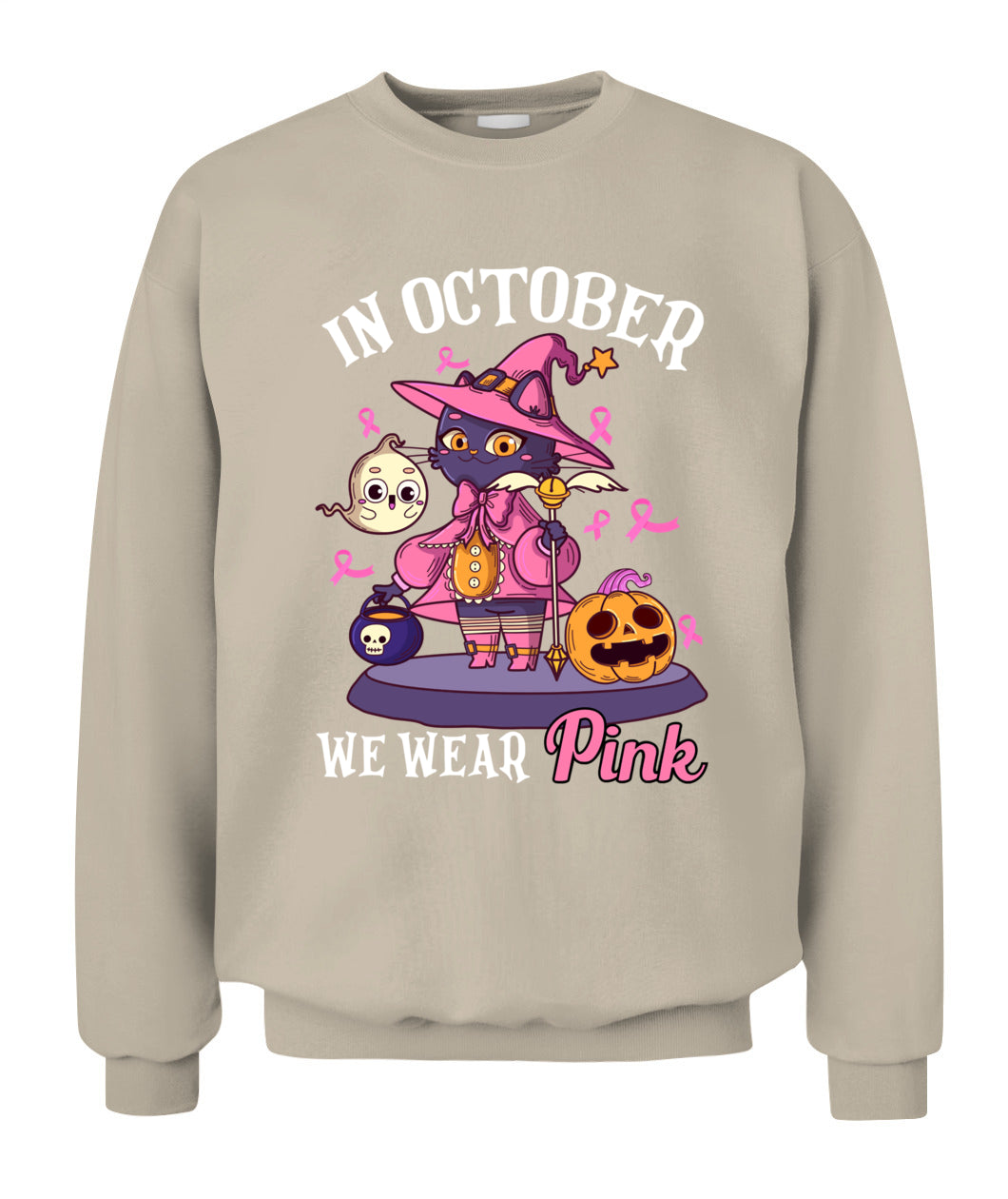 H11 - In October We Wear Pink Pumpkin Plaid T-Shirt