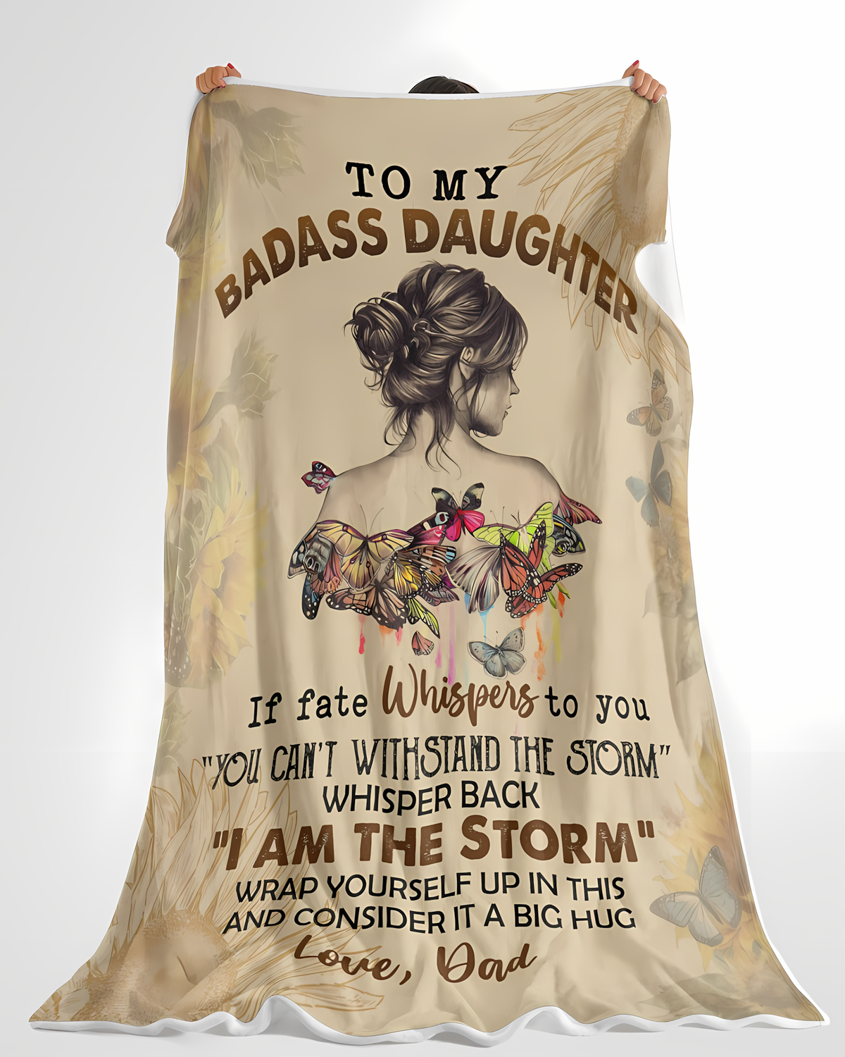 Special Gift For Your Daughter Blanket - BLANKETS FROM DAD 082