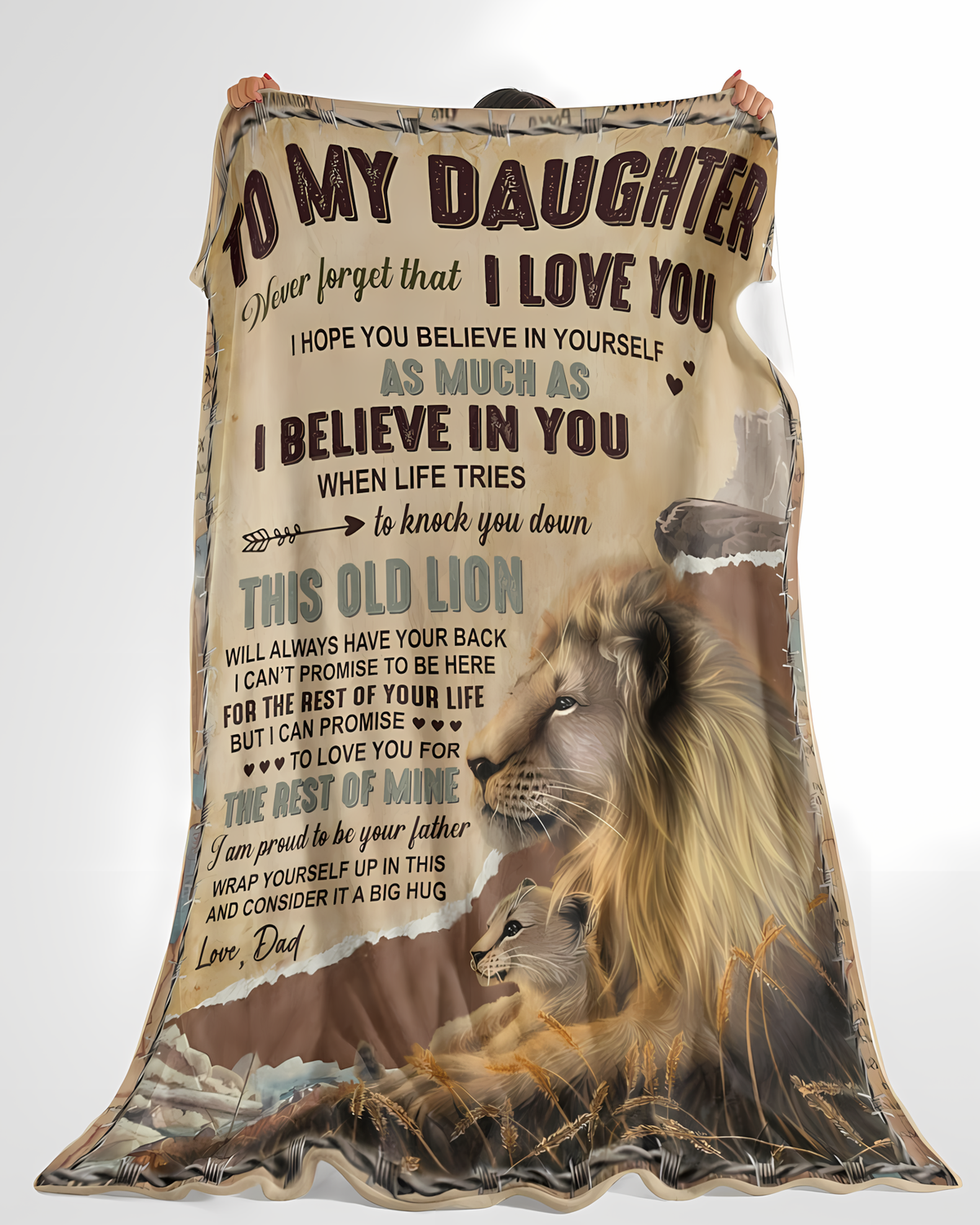 Special Gift For Your Daughter Blanket - BLANKETS FROM DAD 081