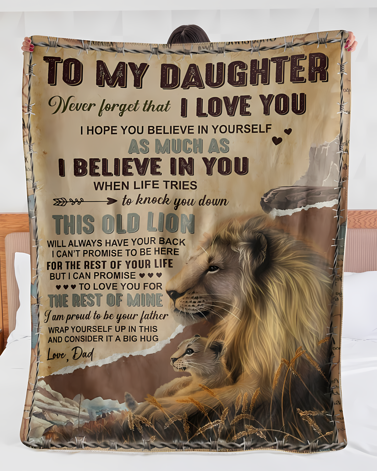 Special Gift For Your Daughter Blanket - BLANKETS FROM DAD 081