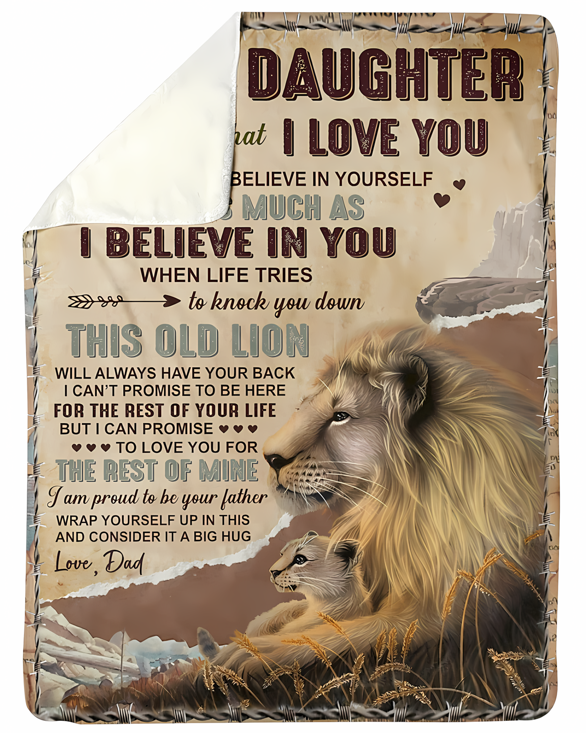 Special Gift For Your Daughter Blanket - BLANKETS FROM DAD 081