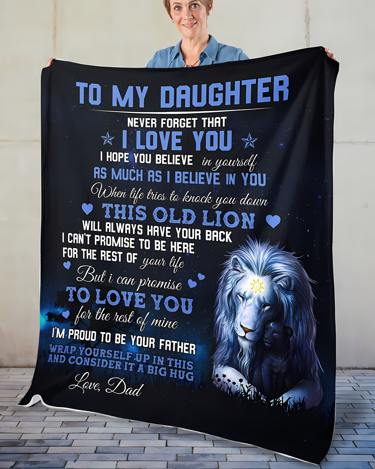 Special Gift For Your Daughter Blanket - BLANKETS FROM DAD 079
