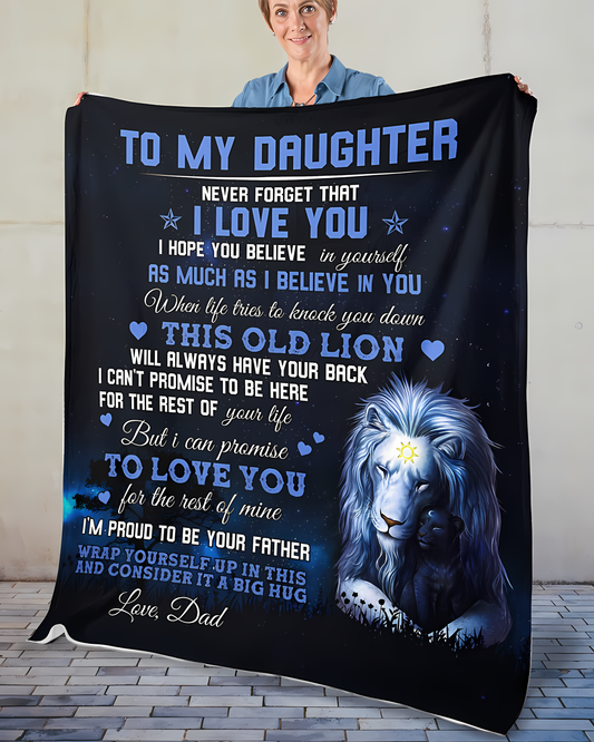 Special Gift For Your Daughter Blanket - BLANKETS FROM DAD 079