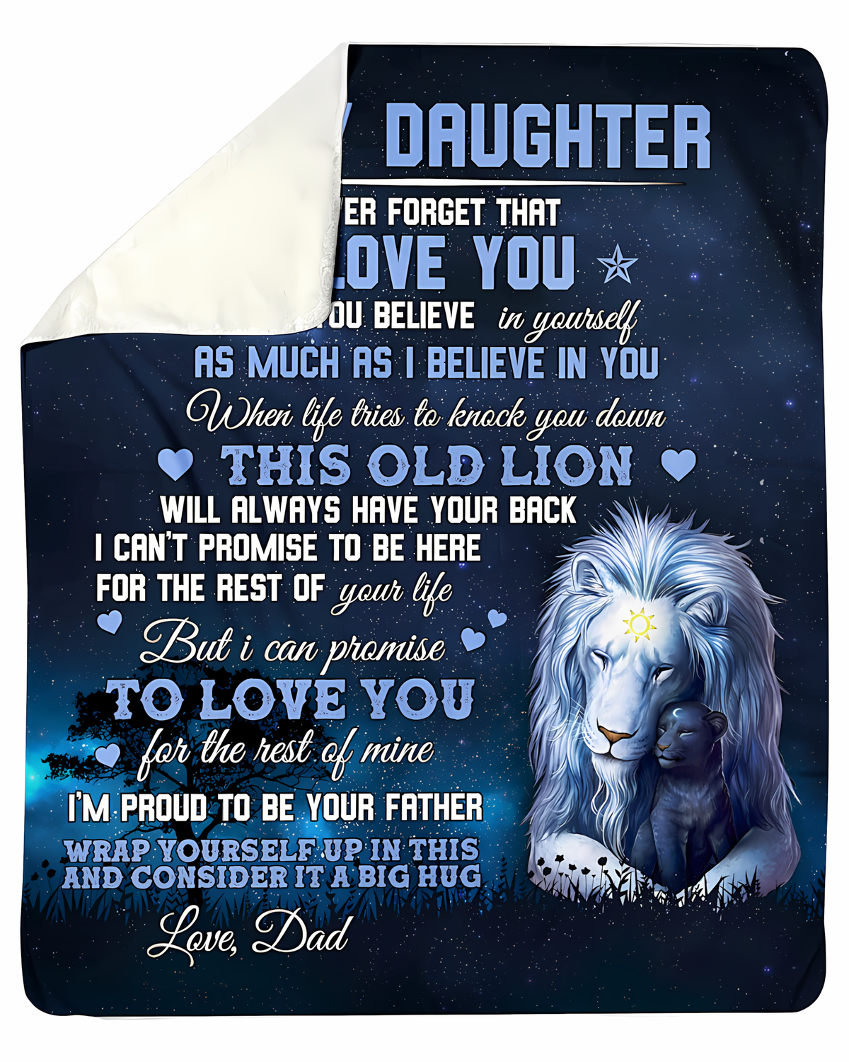 Special Gift For Your Daughter Blanket - BLANKETS FROM DAD 079
