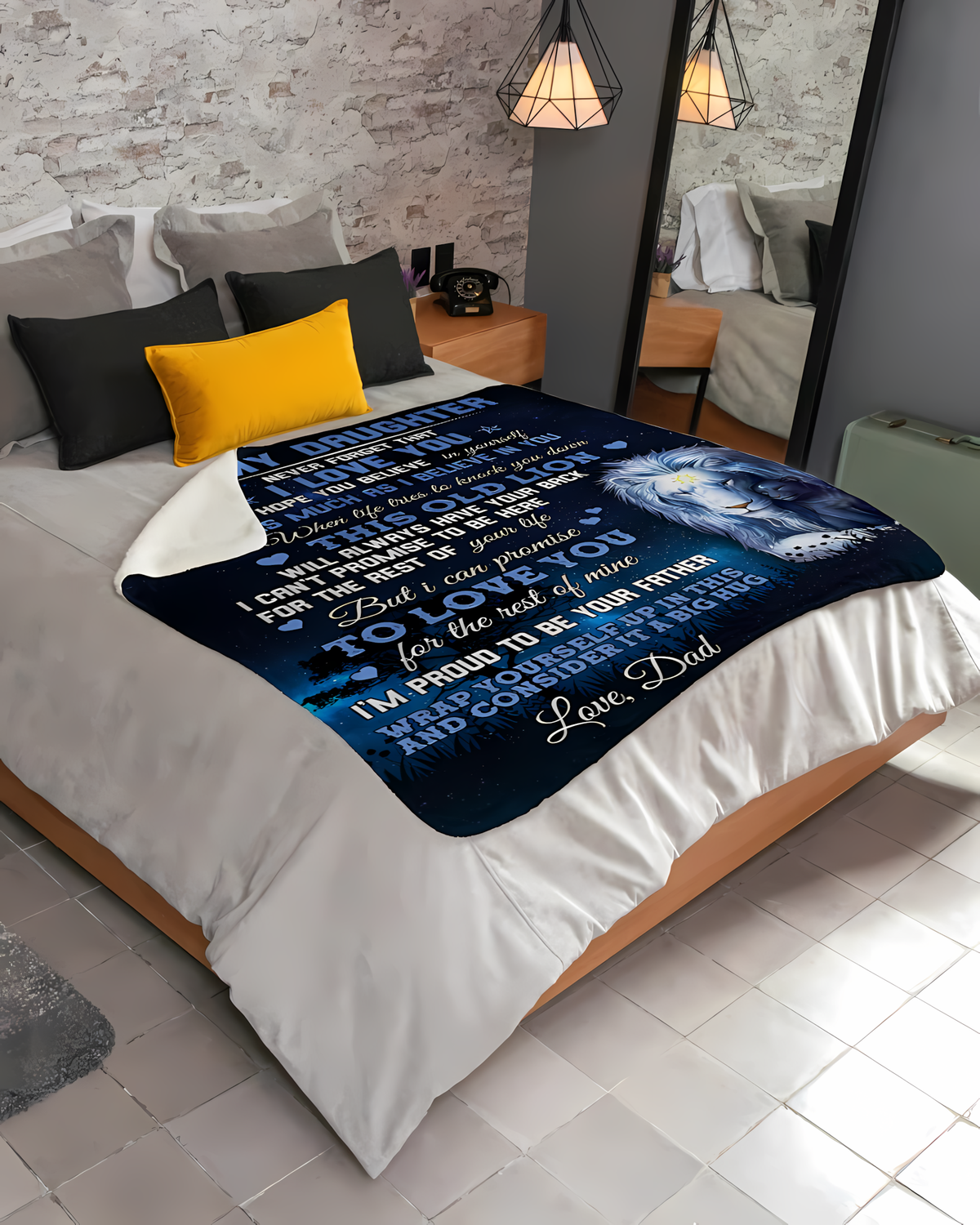 Special Gift For Your Daughter Blanket - BLANKETS FROM DAD 079