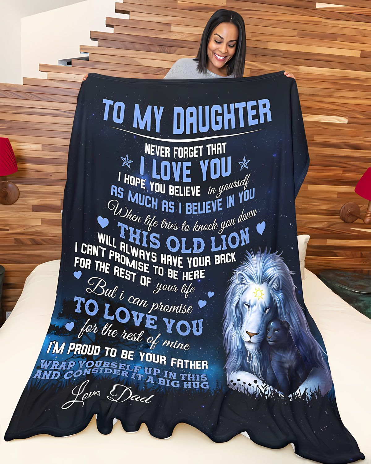Special Gift For Your Daughter Blanket - BLANKETS FROM DAD 079