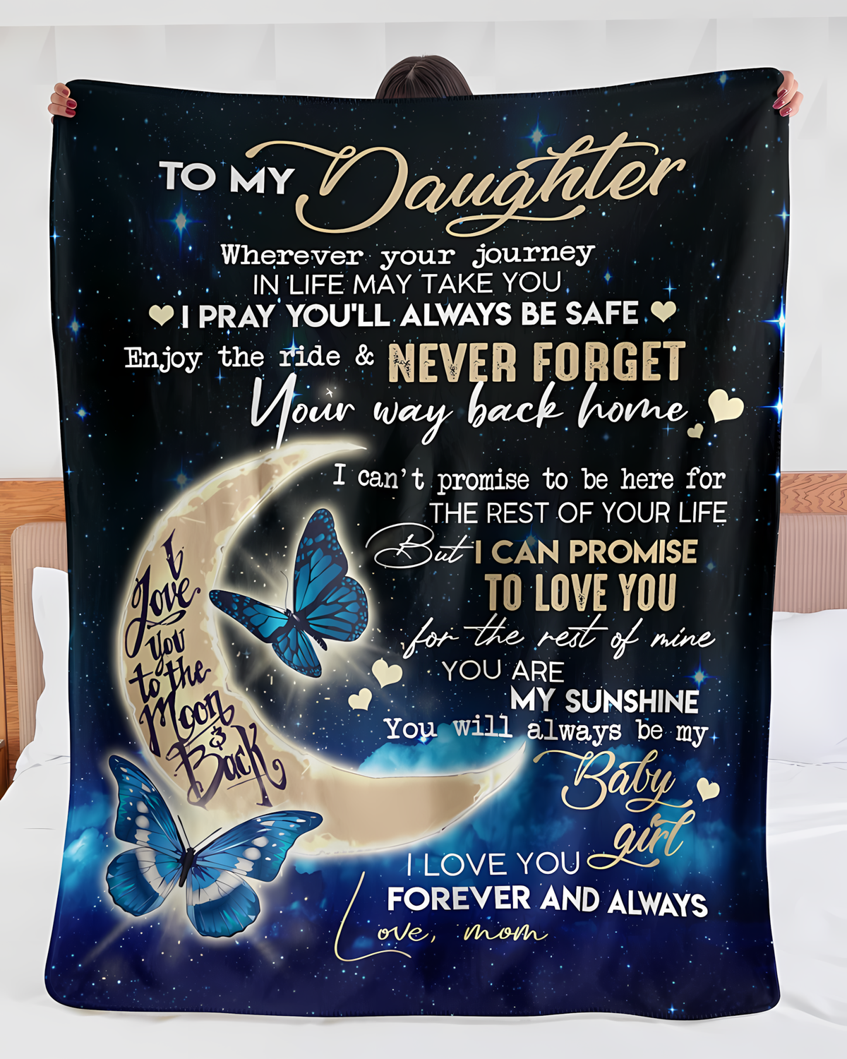 Special Gift For Your Daughter Blanket - BLANKETS FROM MOM 37