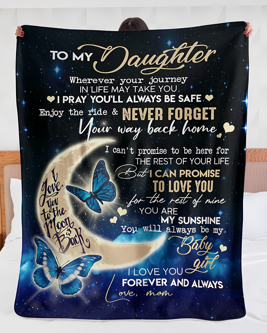 Special Gift For Your Daughter Blanket - BLANKETS FROM MOM 37
