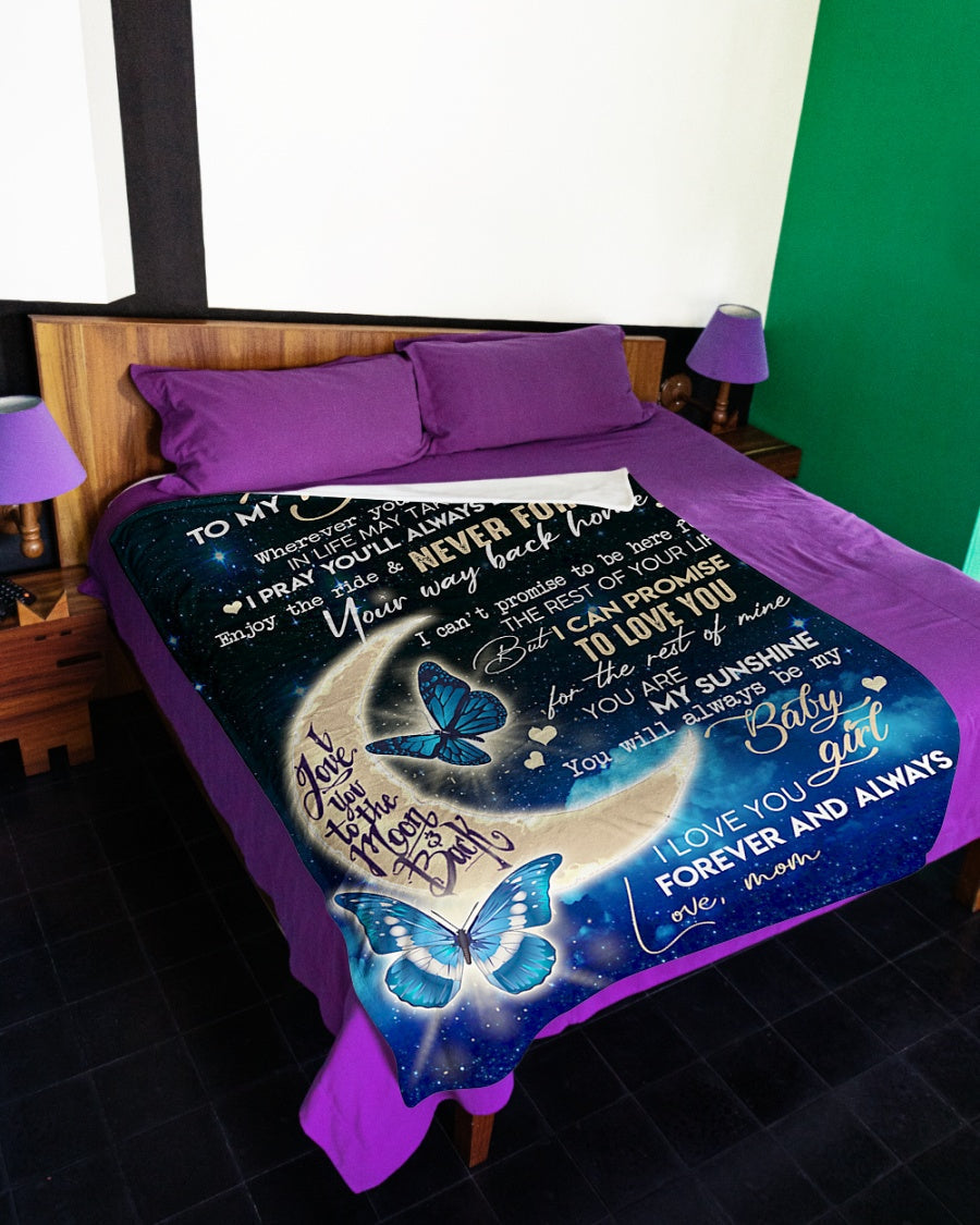 Special Gift For Your Daughter Blanket - BLANKETS FROM MOM 96