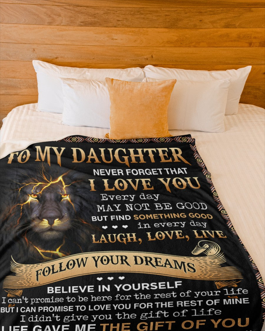 Special Gift For Your Daughter Blanket - BLANKETS FROM DAD 075