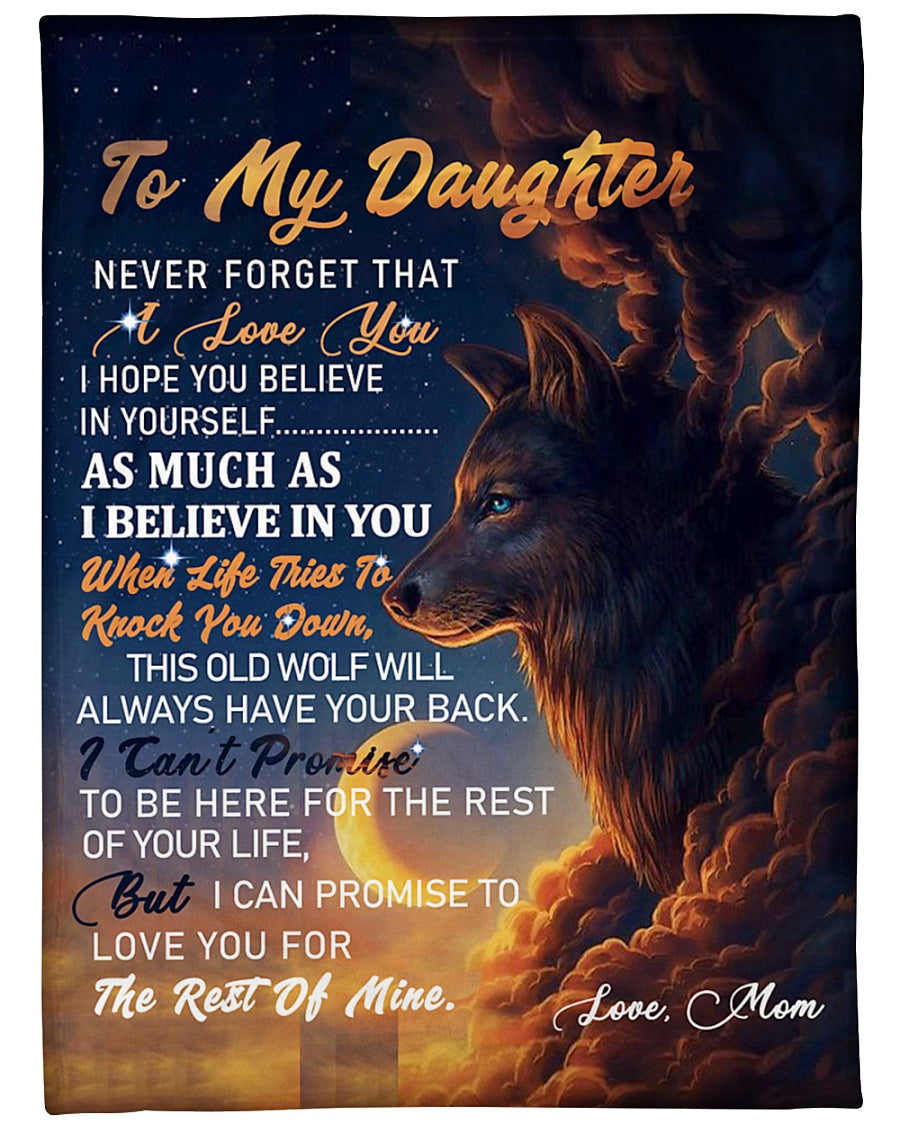 Special Gift For Your Daughter Blanket -  BLANKETS FROM MOM 175