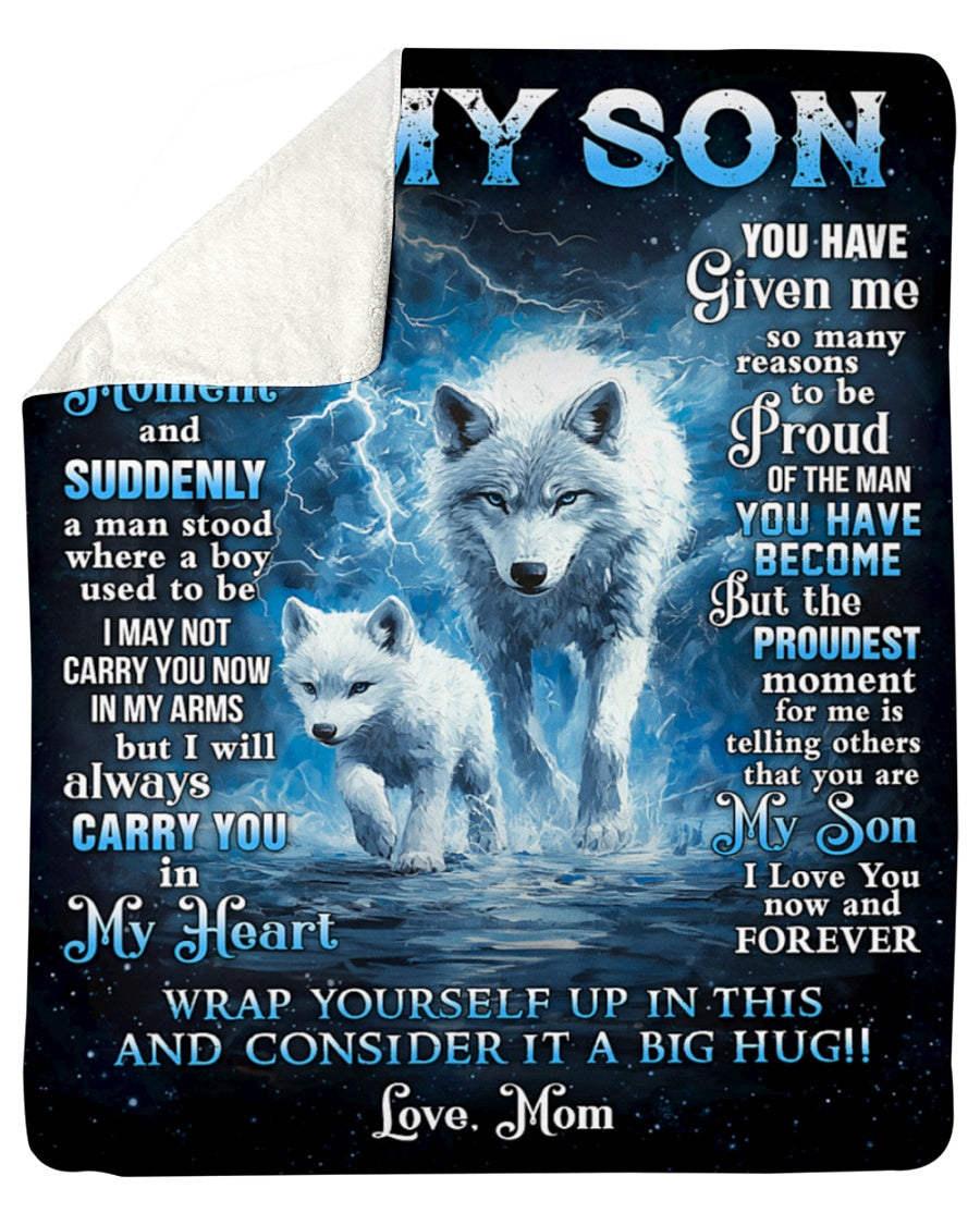 Special Gift For Your Son Blanket - BLANKETS FROM MOM 20