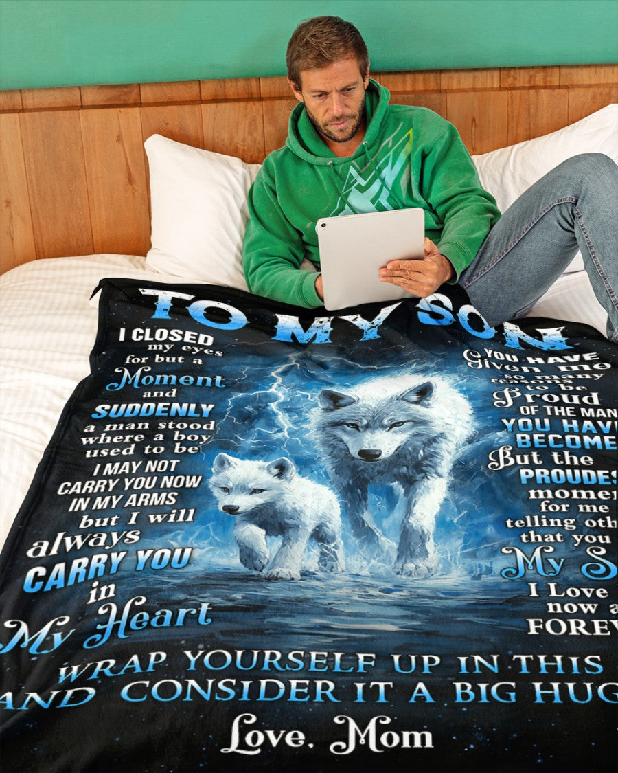 Special Gift For Your Son Blanket - BLANKETS FROM MOM 41