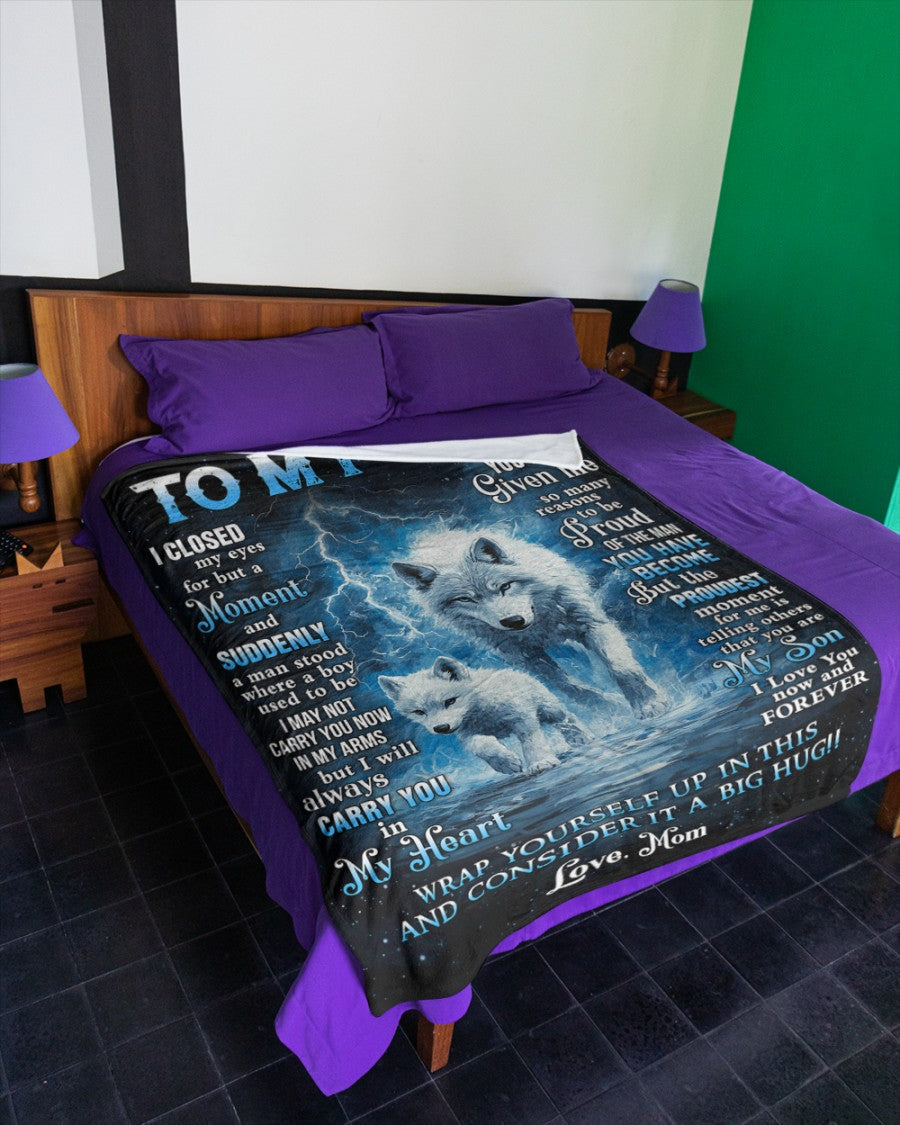Special Gift For Your Son Blanket - BLANKETS FROM MOM 41